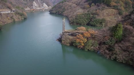 Alte-Abgerissene-Brücke-In-Toyama,-Japan