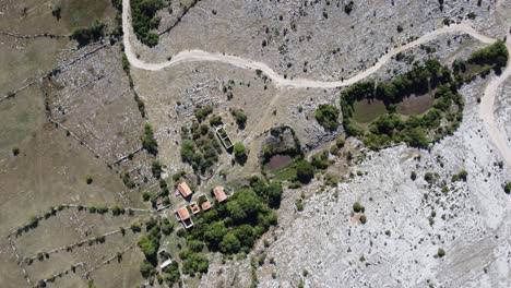 Aerial-Footage-of-Ancient-City-in-Croatia