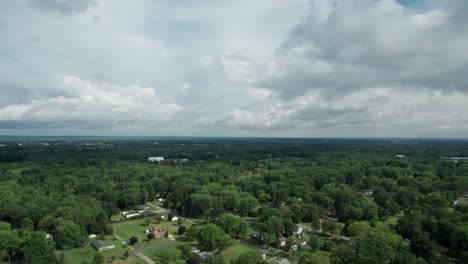 An-aerial-view-of-blue-sky-background-and-white-clouds-soft-focus