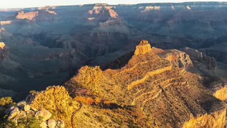 4K-Time-lapse-Grand-Canyon-National-park-at-sunrise-view-from-Ooh-Aah-Point,-Arizona,-USA