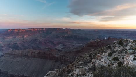 4K-Time-lapse-Grand-Canyon-National-park-at-sunrise-view-from-Lipan-Point,-Arizona,-USA-1