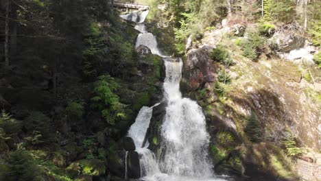 Approaching-wild-multi-step-waterfall-in-Triberg