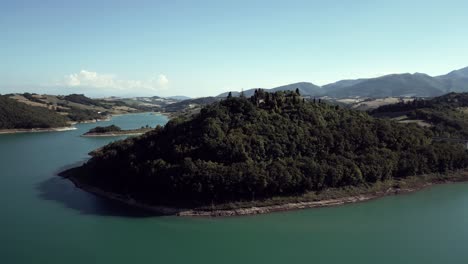 A-drone-shot-from-Cingoli-lake