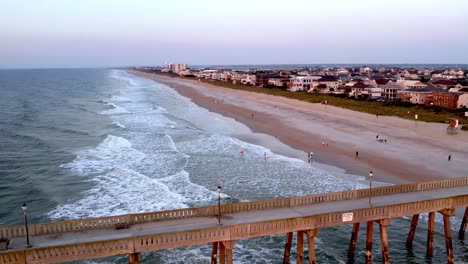 Aerial-pullout-from-wrightsville-beach-nc,-north-carolina