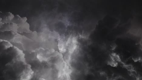 Lightning-flashes-in-dark-cumulonimbus-clouds