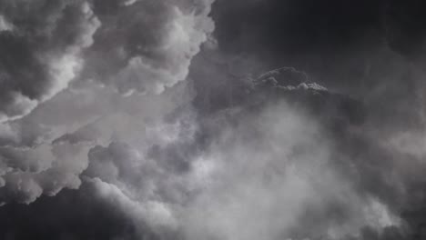 Flying-through-dark-gray-cumulonimbus-clouds