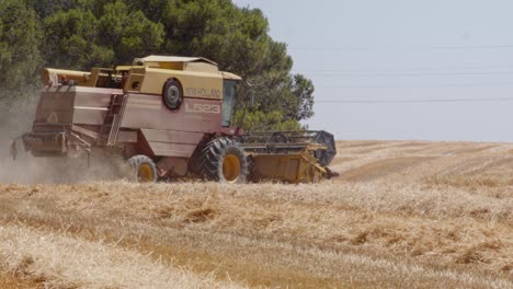 Combine-Harvesting-wheat-field-in-Spain-9
