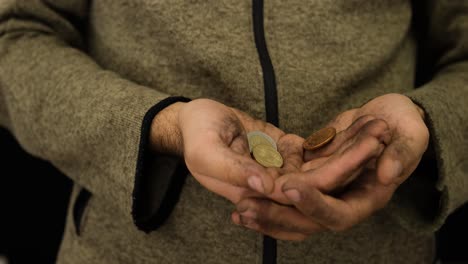Dirty-Homeless-Beggar-Receiving-Coins-Poor-Man-Begging-4k