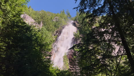 The-Shannon-Falls-near-Squamish-in-British-Columbia