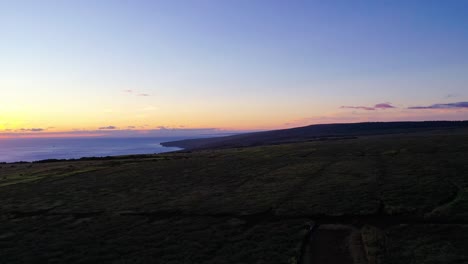 Scenic-countryside-of-Lanai-at-sunset