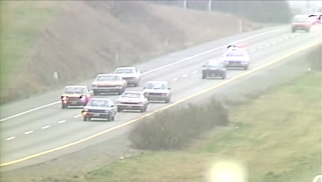 1984-STATE-POLICE-PULLING-OVER-A-CAR-ON-HWY