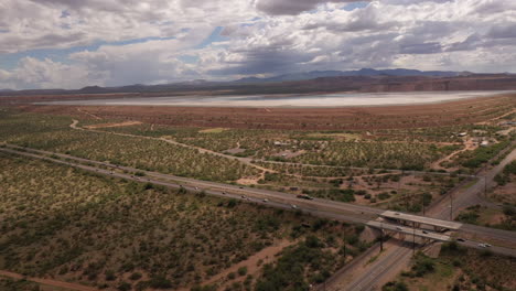 Carretera-Interestatal-19-De-Nogales-Cerca-De-Tucson-Arizona