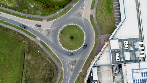 A-drone-shot-showing-How-to-use-a-roundabout