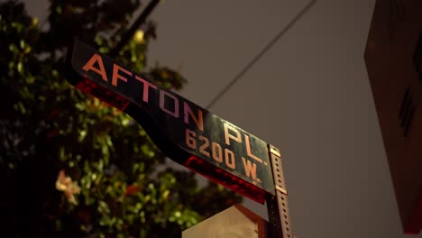 Los-Angeles-area-street-sign
