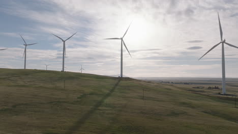 Drone-aerial-of-wind-turbines-in-southern-Washington-10