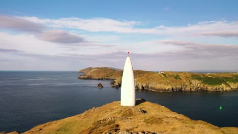 Aerial-view-of-The-Baltimore-Beacon-in-South-West-Cork-on-a-sunny-summer-day