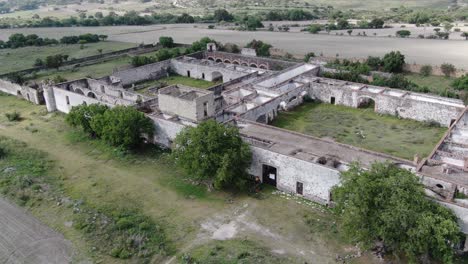 Aerial-shot-moving-away-from-the-hacienda-of-montero