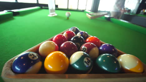 Pool-Spiel-Snooker-Spiel-Dreiecksrahmen-Set