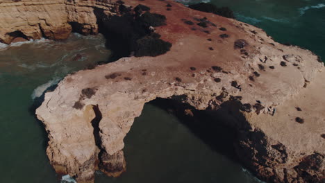 Drone-footage-taken-at-the-Alba-Resort,-in-Algarve-Portugal