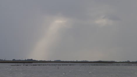 Shaft-of-sunlight-over-sea.-Wadden-Sea.-Netherlands