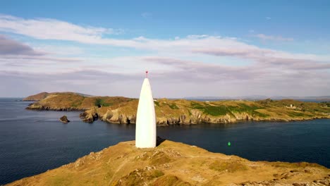 Fly-over-The-Baltimore-Beacon-to-the-lighthouse-on-Sherkin-Island
