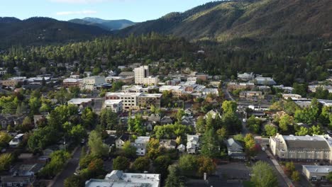 Ashland,-Oregon,-USA-this-is-a-drone-shot-of-downtown-2