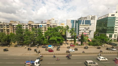 Beautiful-weather-with-city-view-from-metro-train-top-birds-eye-view-tracking-shot-India-Mumbai-Maharashtra-1
