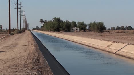 Irrigation-ditch-in-California,-USA-3