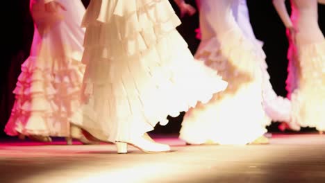 Female-dancers-dancing-Flamenco