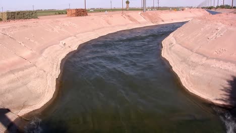 Irrigation-ditch-in-California,-USA-1