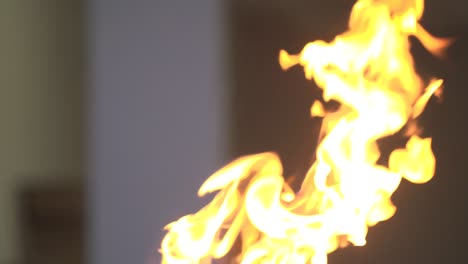 Slow-motion-Torch-flame-leaping-into-the-air