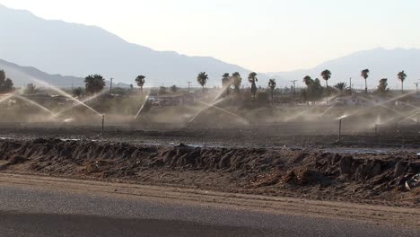 Irrigation-Sprinkler-in-Southern-California,-USA-2