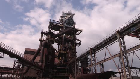 Former-steel-mill-in-Vitkovice,-Czechia,-Europe-4