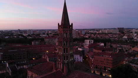 Basílica-De-Toulouse-San-Sernin-Amanecer