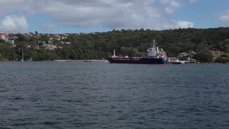 Muelle-Puerto-Sydney-Envío-Barco-Acoplamiento-Bahía-Clifton-Jardines-Wharf