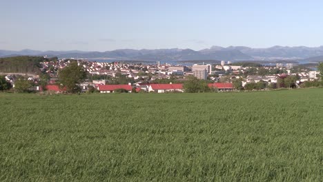 Schwenk-über-Stavanger-In-Norwegen.-Europa