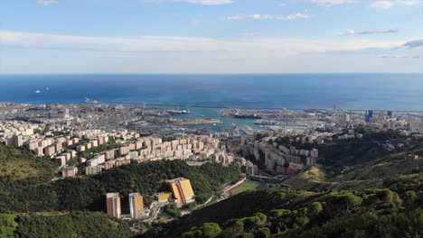 Genoa-panoramic-view-from-Forte-Begato-3