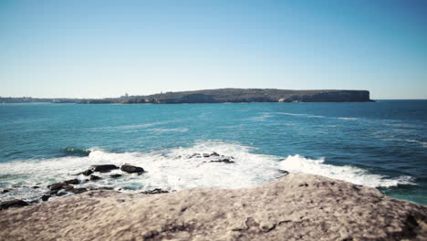 Männliche-Ansicht-Nordkopf-Watsons-Bay-Nsw-Australien-Klippen-Wasser-Ozean