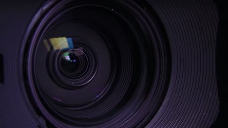 Zooming-Video-Camera-Lens.-Macro-Close-Up