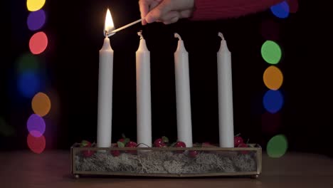 Lighting-the-first-advent-candle