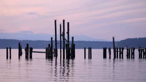 The-sun-sets-over-South-Puget-Sound-and-an-old-dock