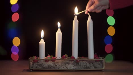 Lighting-the-third-advent-candle