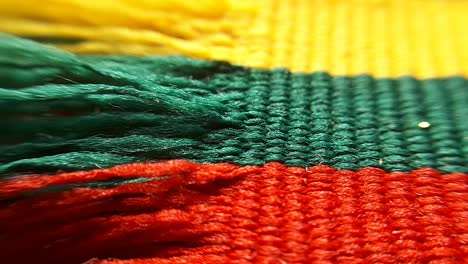 Lithuanian-Flag-Ribbon.-Macro-Close-Up