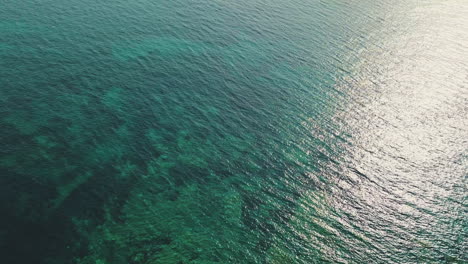Aerial-view-of-blue-water-of-Adriatic-sea