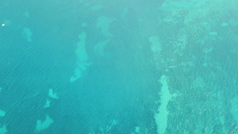 Aerial-drone-view-of-blue-water-of-Adriatic-sea