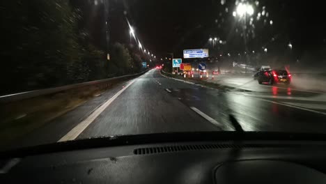 Rainy-weather-in-car-timelapse