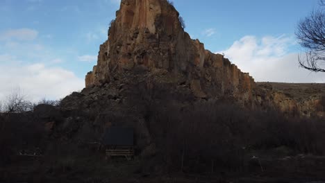 Hermoso-Valle-De-Ihlara-Durante-El-Invierno,-Capadocia,-Turquía