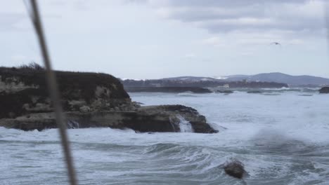 Winter-rocky-sea-coast-in-high-wind-and-big-waves