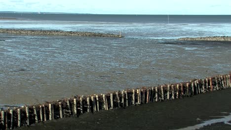 Low-tide-on-Holm-Hooge-at-the-North-Sea-with-land-reclamation-,-Germany