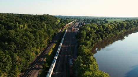 Drone-video-showing-train-coming-right-at-it